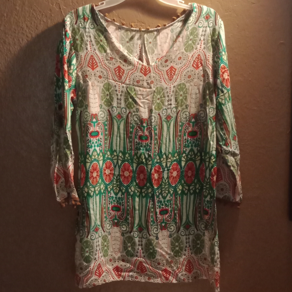 Boho Ladies Fun Pattern Shirt